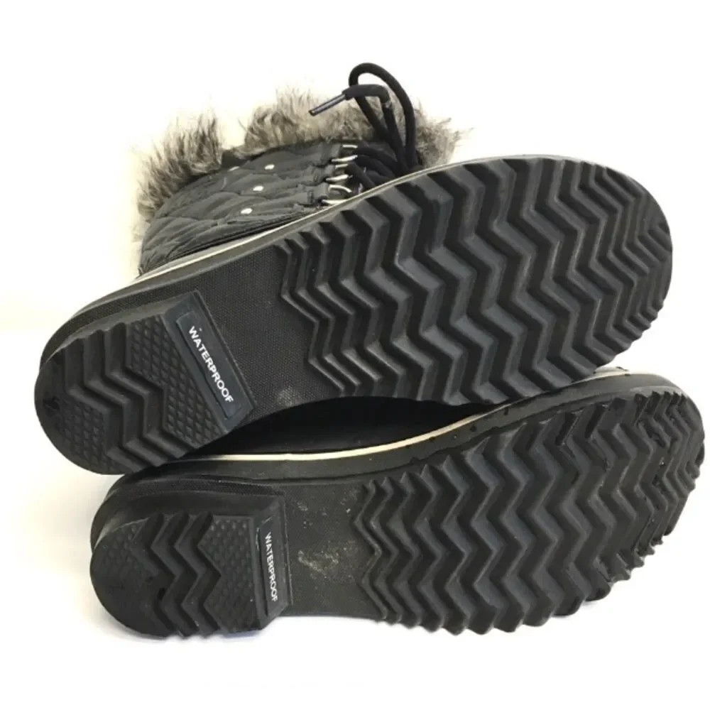SOREL Women’s Tofino II Lace Up Waterproof Winter Snow Boot Black 5